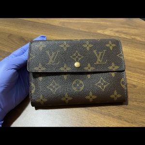 LV folded wallet